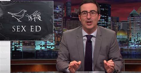 john oliver and his celebrity friends create the perfect sex ed video