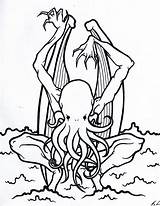 Cthulhu Book Sketchpad Designlooter sketch template