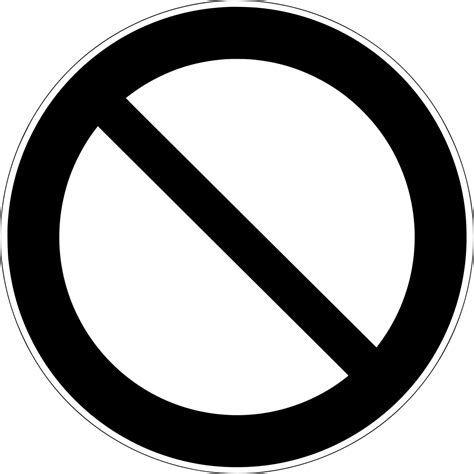 svg prohibited symbol sign allowed  svg image icon svg silh