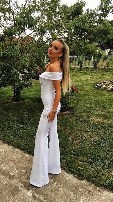 pin  katarina pavlovic  prom fashion white dress formal dresses