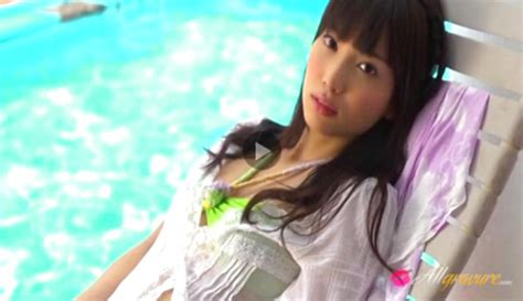 Miu Kamisaka Amazing Asian Teen In Her Tiny Bikini All