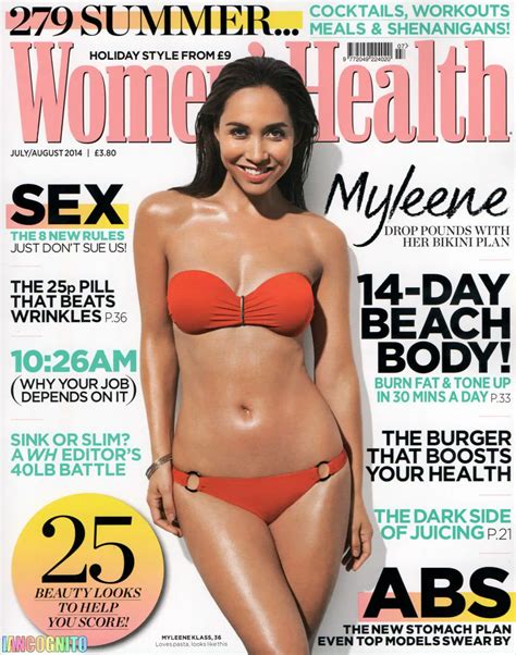 Myleene Klass In Womens Health Magazine July August 2014 Issue