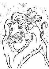 Coloring Lion King Pages Disney Kids Printable Printables Cougar Print Drawing Wuppsy Sheets Cartoon Color Pride Getcolorings Step Boys Lions sketch template