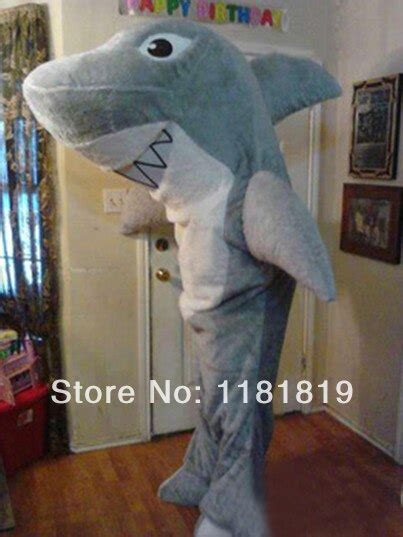 mascot big grey shark mascot costume custom fancy costume anime cosplay