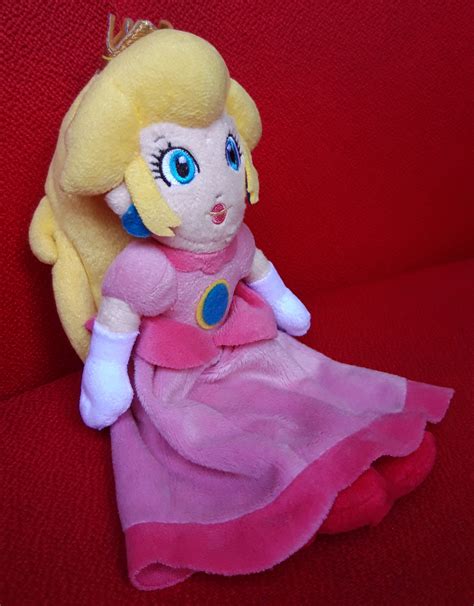 Super Mario Princess Peach Nintendo Sanei Plush Stuffed Doll Etsy