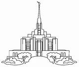 Temple Ogden Lds Utah Temples Quilting Patterns Digital Check sketch template