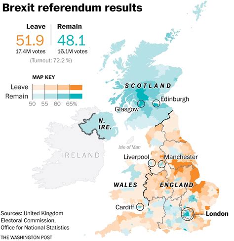 recursos digitales  geografia  historia brexit mapa del voto por la permanencia  salida