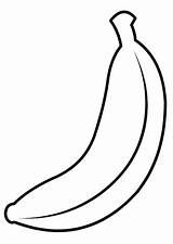 Frutas Banane Bananas Ausmalbilder Printable Banano Platano Colorare Malvorlagen Colorir Malvorlage Ausmalen Disegni Blumen Supercoloring Colouring Bananen Schablonen Drus sketch template