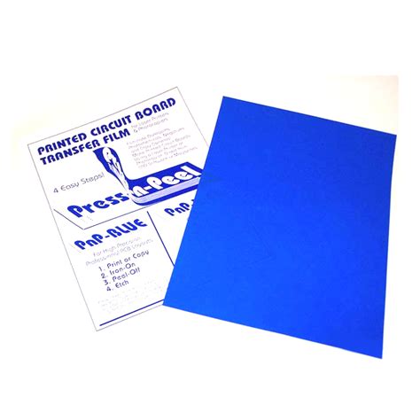 press  peel blue pcb toner transfer paper   sheet tinkersphere