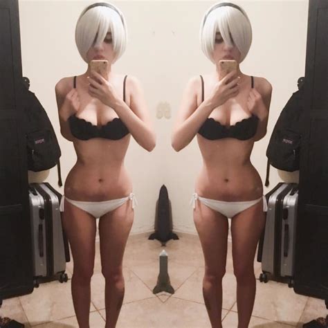 2b Bikini Nier Automata Cosplay Test By Denisehigurashi On