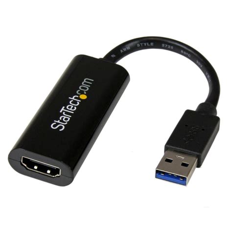 amazoncom startechcom usb  hdmi adapter external video card usb  slim p