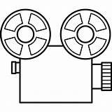 Movie Reel Drawing Getdrawings sketch template