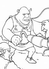 Shrek Third Handcraftguide Coloring Pages Types Craft sketch template