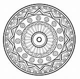 Mandala Pinnwand Auswählen Colorat sketch template