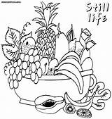 Coloring Pages Still Life Cezanne Paul Apples Popular Coloringhome sketch template