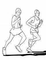 Correndo Jogging Colorir Runner Imprimir Race Paintingvalley Tudodesenhos Getcolorings sketch template
