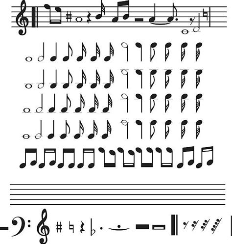 musical symbol illustrations royalty  vector graphics clip