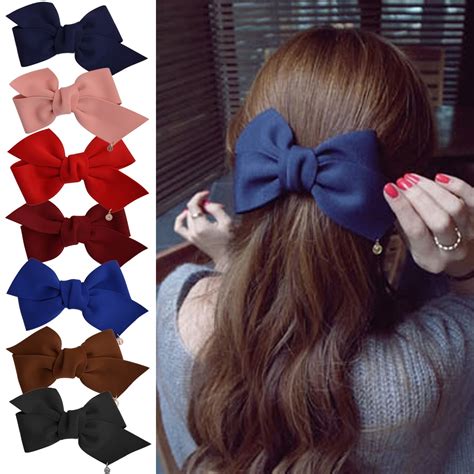 fashion girl headwear ribbon bow hair clips for women hairpins bowknot