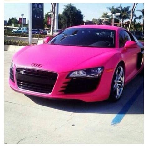 pink audi    car  wouldnt mind  pink car dream