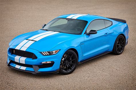 ford shelby gt  standard track package  color choices