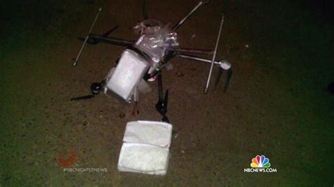 meth filled drone   drug smugglers crashes  border nbc news