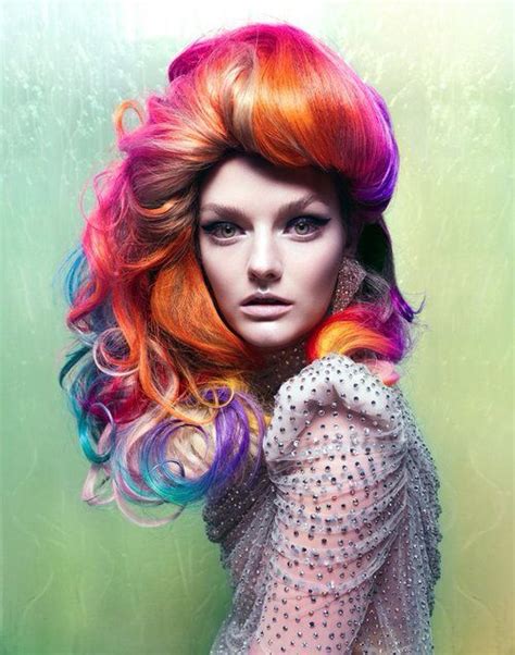 hair 011 crazy hair rainbow hair hair chalk