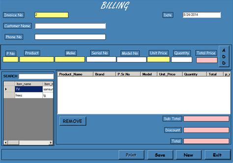 billing system  java  source code tutorials  articles