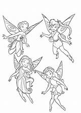 Coloring Pages Fairies Disney Fawn Fairy Getcolorings sketch template