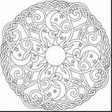 Mandala Coloring Pages Expert Level Getcolorings Pag sketch template