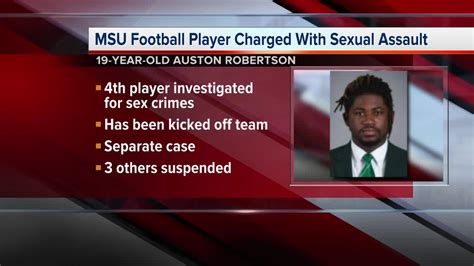 michigan state football player auston robertson charged