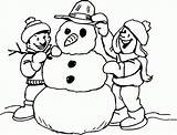 Coloring Snowman Pages Printable Kids Print Color Drawing Clipart Cute Winter Building Abominable Frosty Preschool Sheets Christmas Snow Boyama Kitapları sketch template