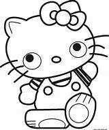 Coloring Pages Kitty Hello Library Route Colouring Clipart Cartoon Kids Line Clipartmag Popular sketch template