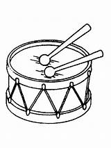 Drums sketch template
