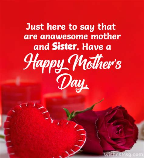 happy mothers day wishes  sister wishesmsg