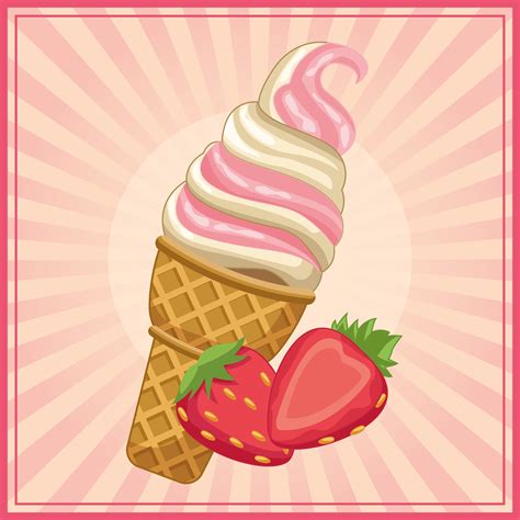 ice cream cone  vector art  vecteezy