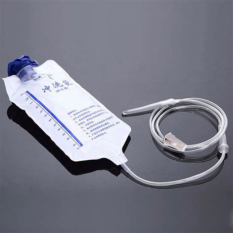 1200ml medical multifunction flusher constipation detox colon enema bag
