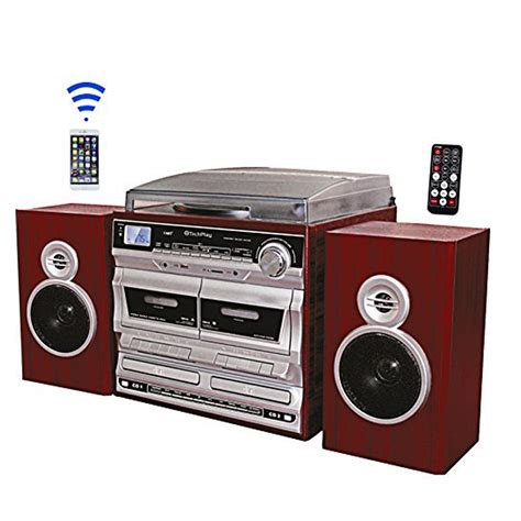 techplay  amfm karaoke turntable double cassette  cd player