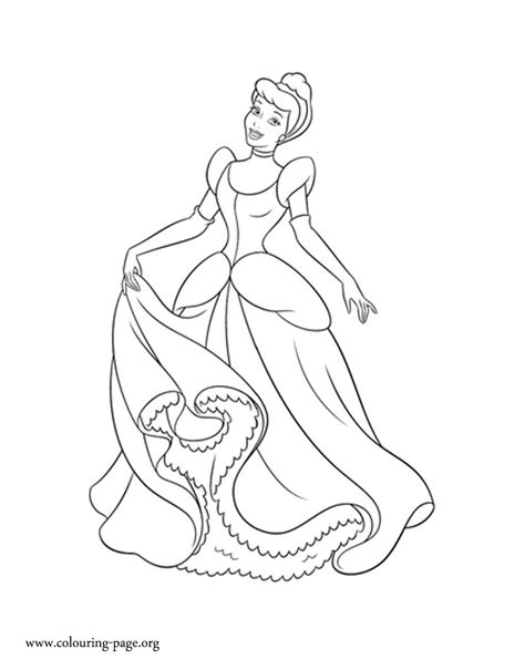 princess cinderella printable coloring pages disney princess