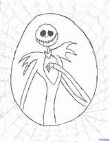 Skellington Skeleton sketch template