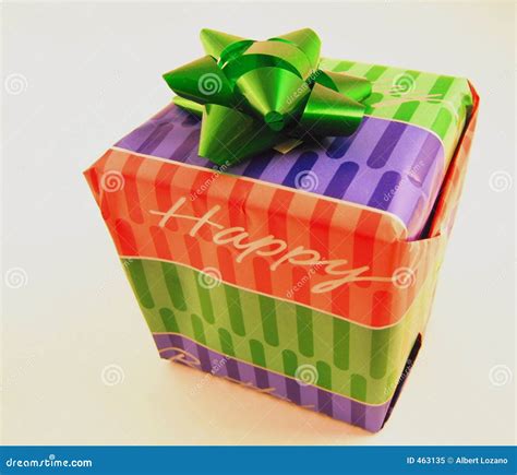 birthday gift stock image image  colorful surprise