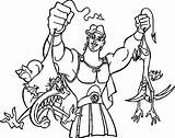 Coloring Pages Hercules Creatures Catch Wecoloringpage sketch template