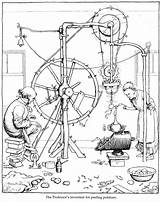 Robinson Heath Peeling Contraptions Invention Domaine Contraption Rube Goldberg Gyo sketch template