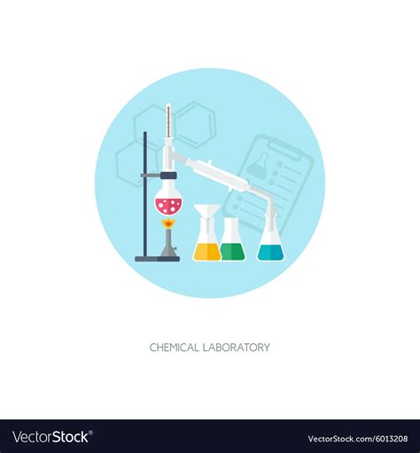 chemical concept organic chemistry synthesis vector image