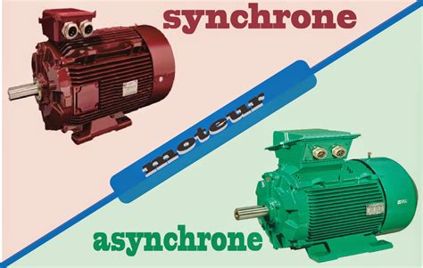 entre moteur synchrone  asynchrone electromecanique