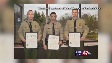 three new maryland natural resources police officers sworn