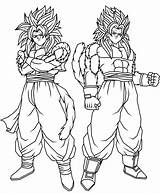 Gogeta Ssj4 Gogeto Vegetto Coloring Super Saiyan Gt Theothersmen Deviantart Pages Template sketch template