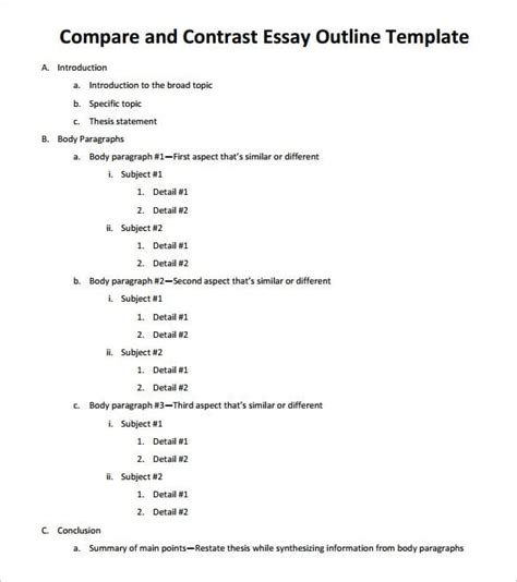 makecreate  essay outline templates examples