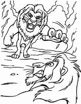 Scar Mufasa sketch template