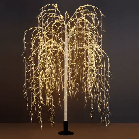 weeping willow tree   warm white led lights amazoncouk