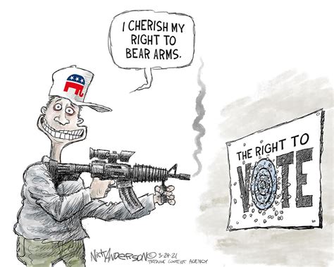gun control and gun rights cartoons us news